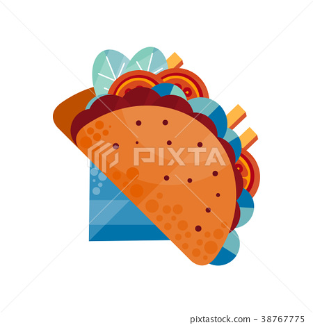 450x468 Tacos, Traditional Mexican Food Vector