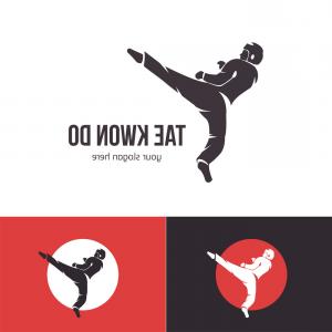 300x300 Taekwondo Logo Template Martial Arts Badge Vector Arenawp