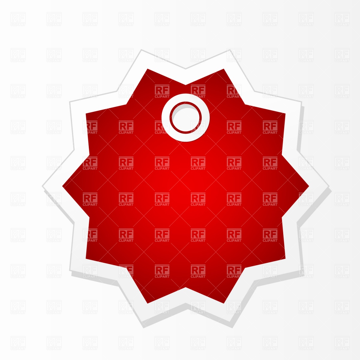 1200x1200 Star Shape Price Tag Vector Image Vector Artwork Of Design