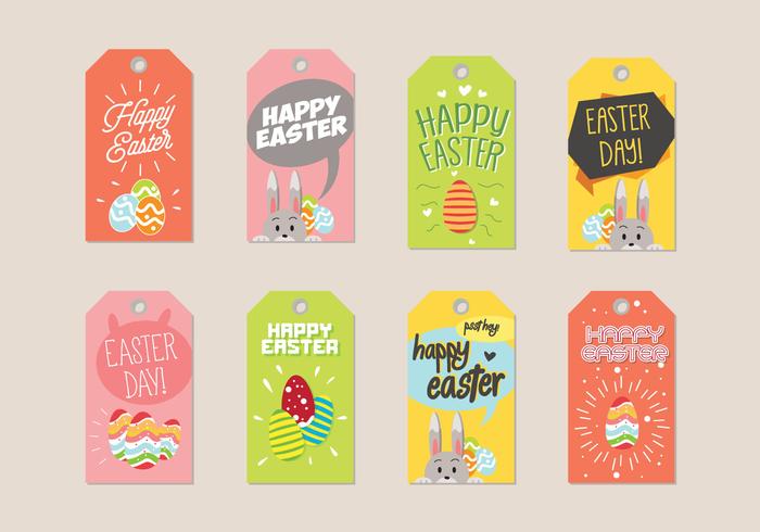 700x490 Easter Gift Tag Vector