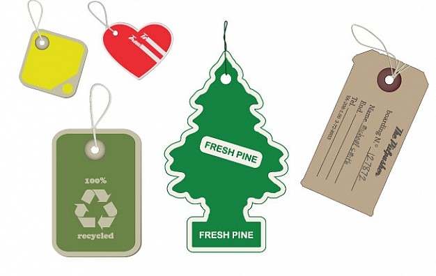 626x396 Hanging Tags Vector Free Download