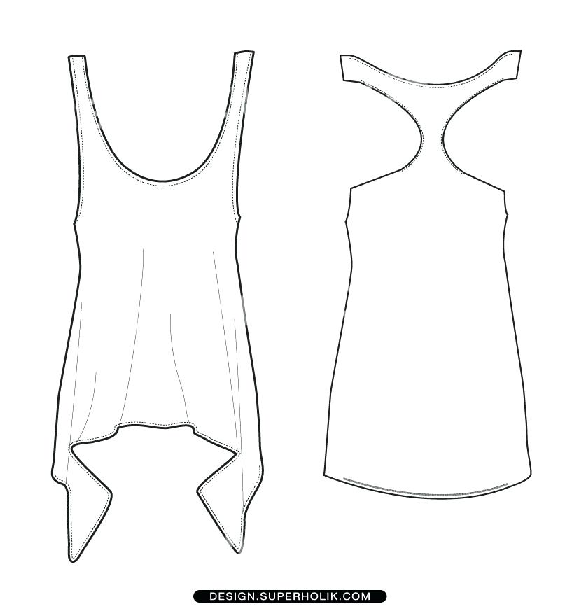 827x870 More Free Template Tank Top T Shirt Model White Front And Back