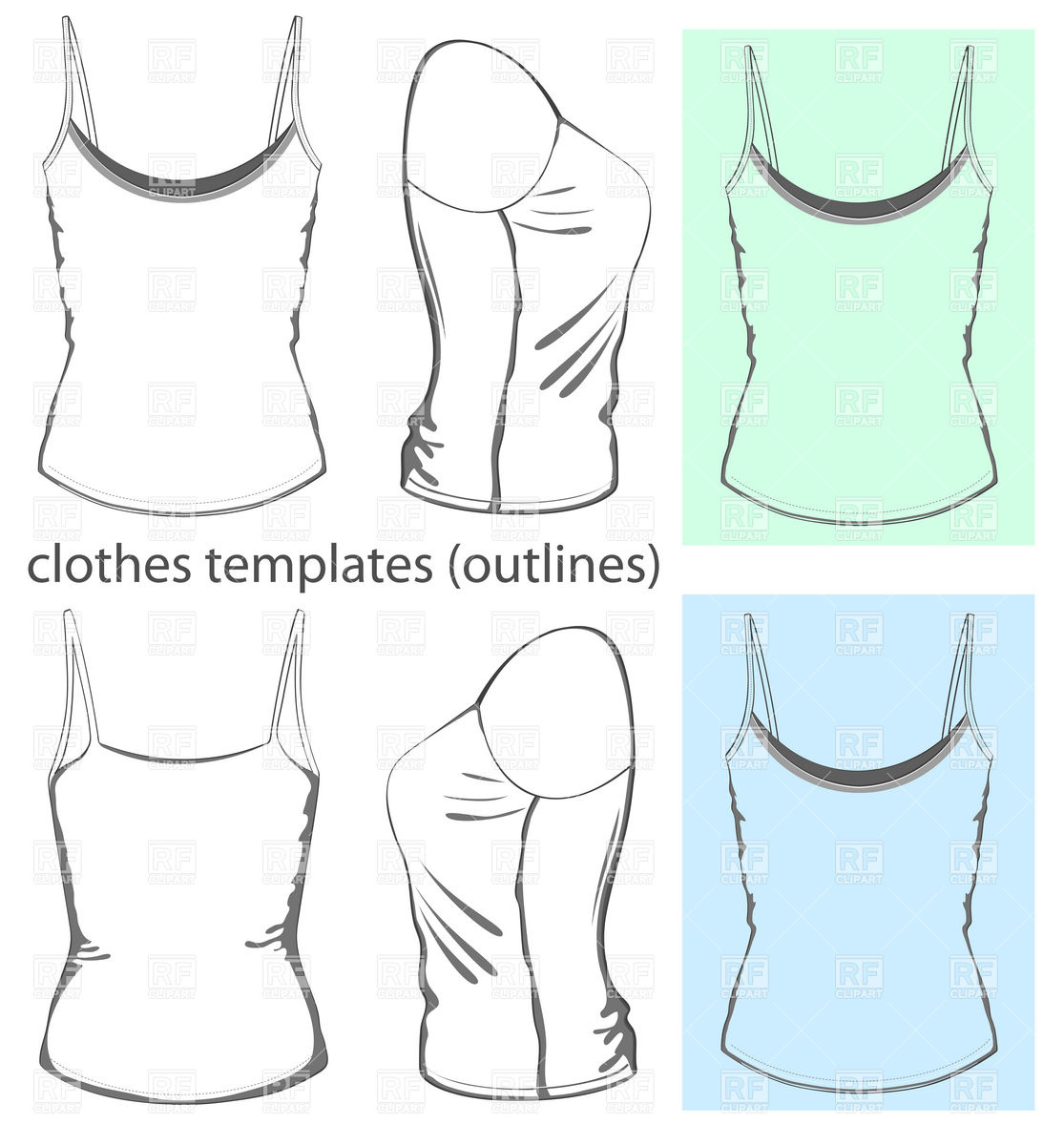 1115x1200 Woman Undershirt Design Template (Tank Top) Vector Image Vector