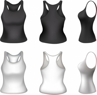 Tank Top Template Vector at GetDrawings | Free download