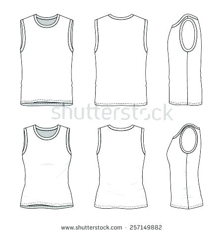 Tank Top Vector at GetDrawings | Free download