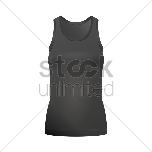 600x600 Tank Top Vector Image