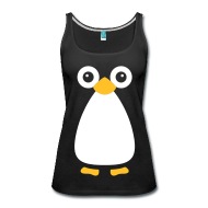 190x190 Chunkydesign Spreadshop Cute Vector Penguin Womenampaposs Tank