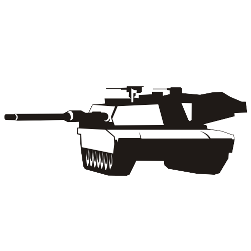 500x500 Abrams Tank Vector