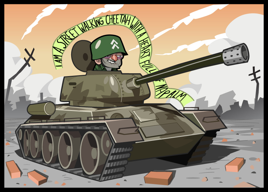 870x623 Tank Vector By Mendigo Amigo