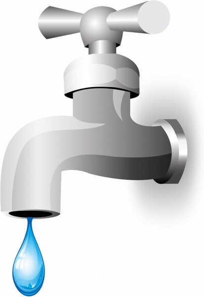 412x600 Water Tap Free Vector In Adobe Illustrator Ai ( .ai