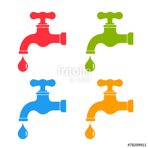 500x500 Water Tap Icon Stock Image And Royalty Free Vector Files On