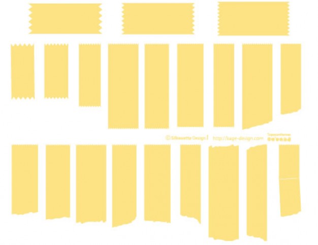 626x483 Various Tapes Vector Free Download