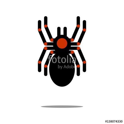 500x500 Tarantula Vector Icon Stock Image And Royalty Free Vector Files