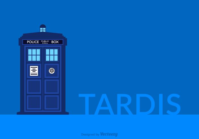 700x490 Tardis Police Box Vector Wallpaper
