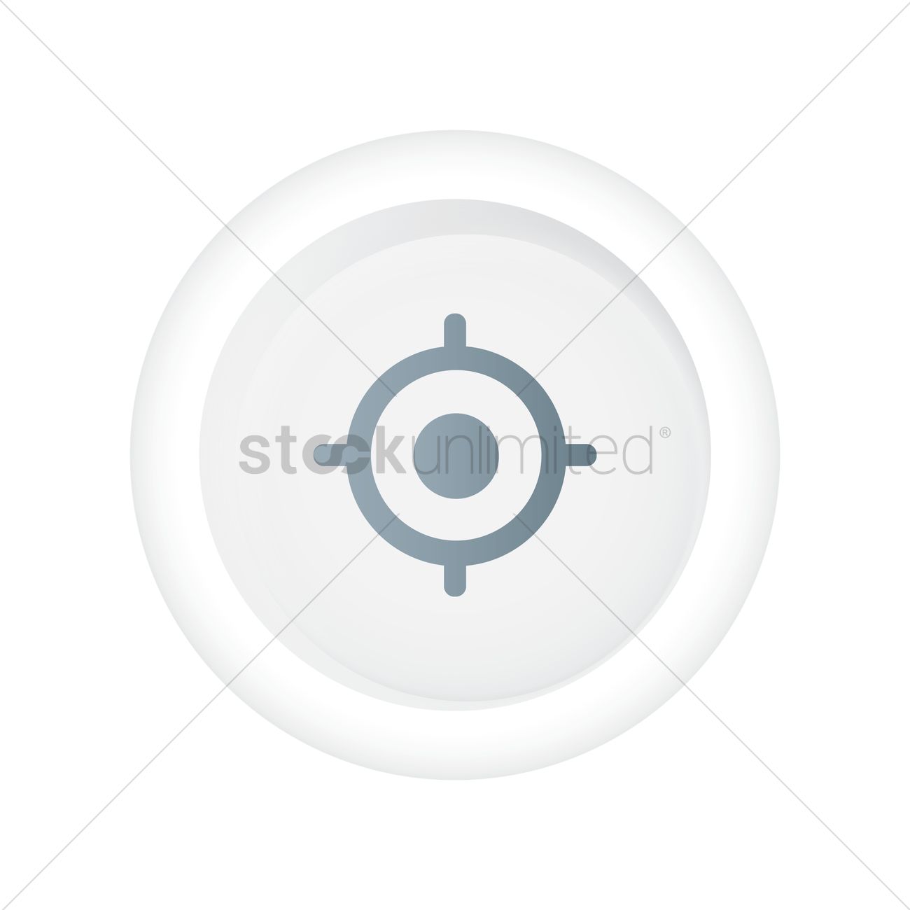 1300x1300 Target Icon Vector Image