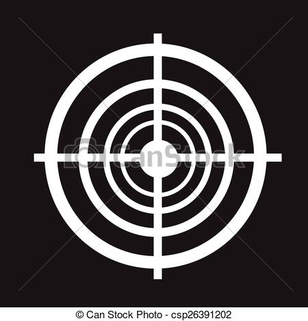 450x470 Target Icon Vector Clipart