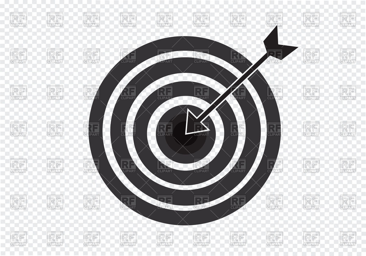 1200x841 Target Icon With Arrow Vector Image Vector Artwork Of Icons And