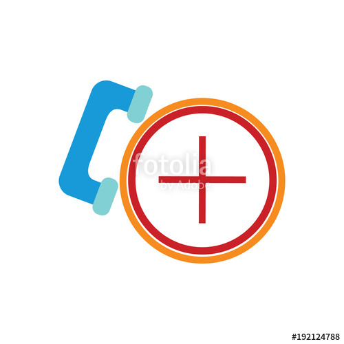 500x500 Call Target Logo Icon Design Stock Image And Royalty Free Vector