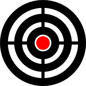 300x300 Collection Of Free Target Vector Cartoon. Download On Ubisafe