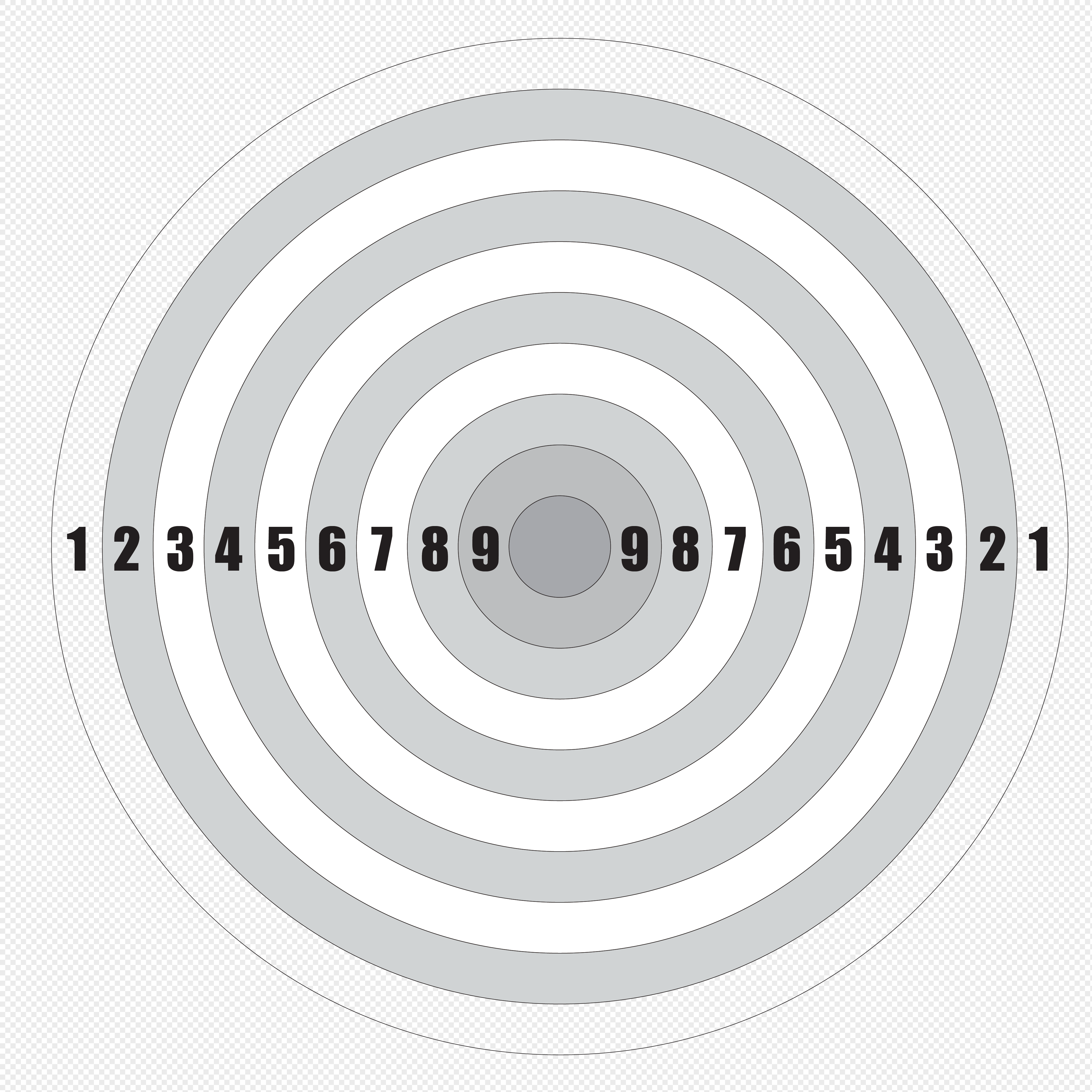 4187x4187 White Target Vector Png Image Picture Free Download