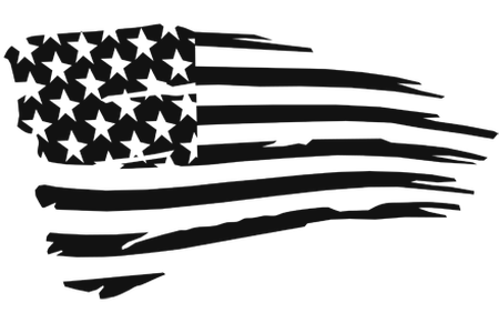 Tattered American Flag Vector at GetDrawings | Free download