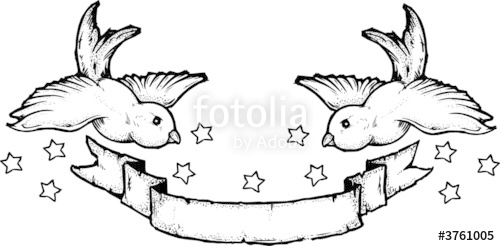 500x246 Swallows, Banner Amp Stars