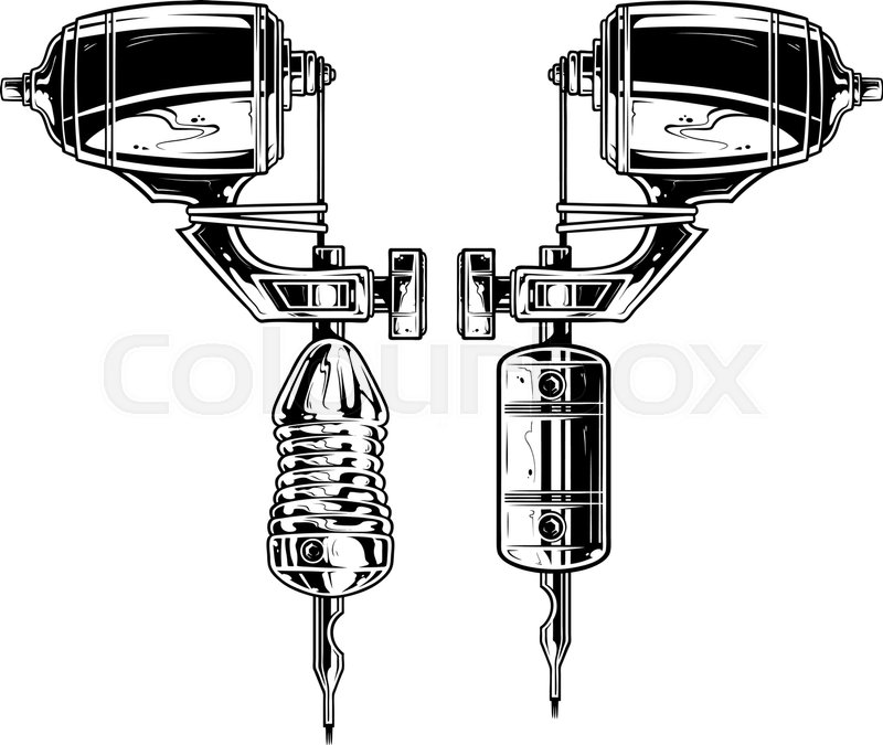 Tattoo Machine Vector at GetDrawings | Free download