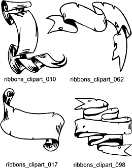 260x330 Ribbons Clipart