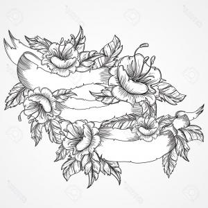 300x300 Vintage Tattoo Style Heart With Banner Vector Clipart Orangiausa