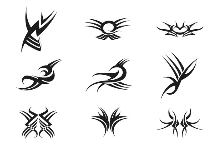 700x490 Tribal Tattoo Vector Pack