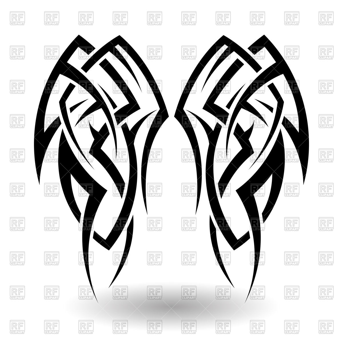 1200x1200 Hand Drawn Tribal Tattoo Vector Image Vector Artwork Of Design