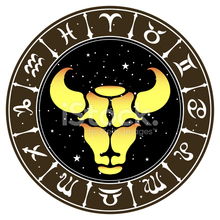 440x440 Zodiac Sign Taurus , Vector Illustration Stock Vector