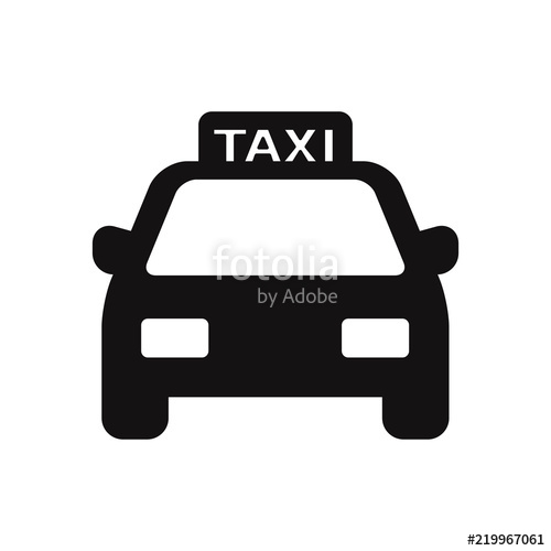 500x500 Taxi Vector Icon Stock Image And Royalty Free Vector Files On