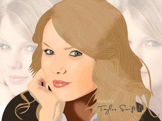 533x400 Taylor Swift Vector By Nidral