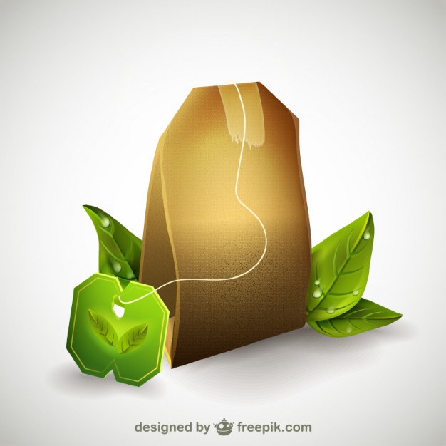 626x626 Tea Bag Illustration Vector Free Download