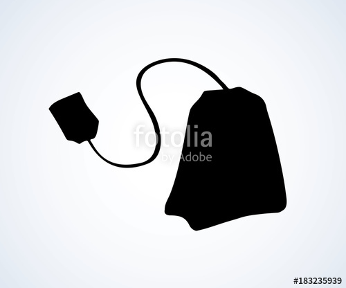 500x416 Tea Bag. Vector Drawing Stock Image And Royalty Free Vector Files