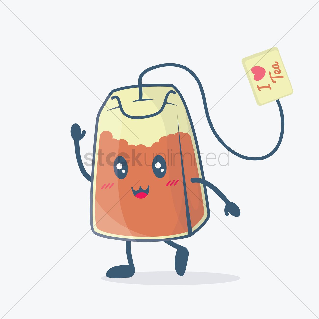 1300x1300 Free Tea Bag Vector Image