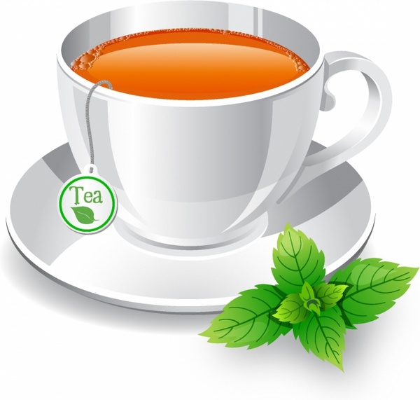 600x571 Tea Cup Free Vector In Adobe Illustrator Ai ( .ai ), Encapsulated