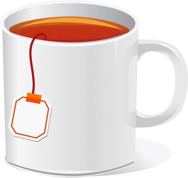 600x567 Tea Cup With Teabag Free Vector In Adobe Illustrator Ai ( .ai