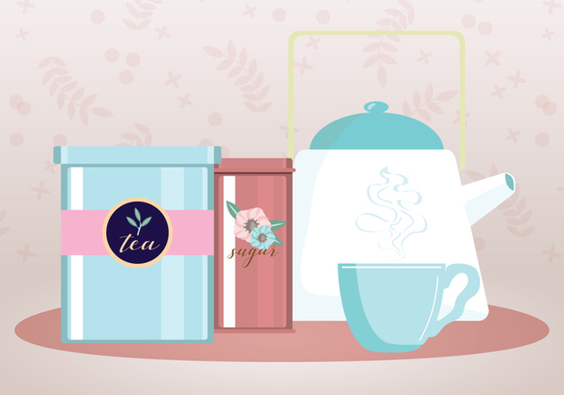 632x443 Tea Party Vector Free Vector Download 443465 Cannypic