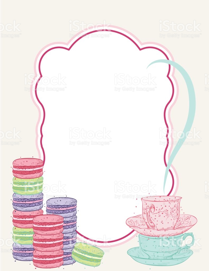 791x1024 Tea Party Clipart Background