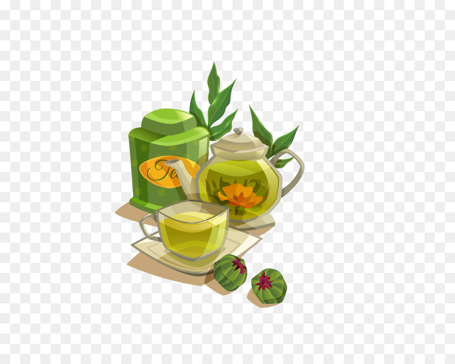 900x720 Green Tea Biluochun Flowering Tea