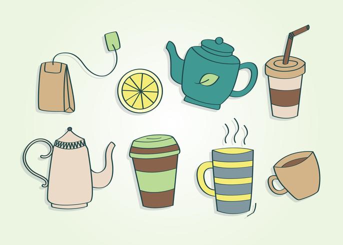 686x490 Hand Drawn Tea Vector