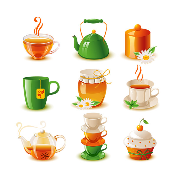 600x610 Tea And Refreshments Vector Icon Two
