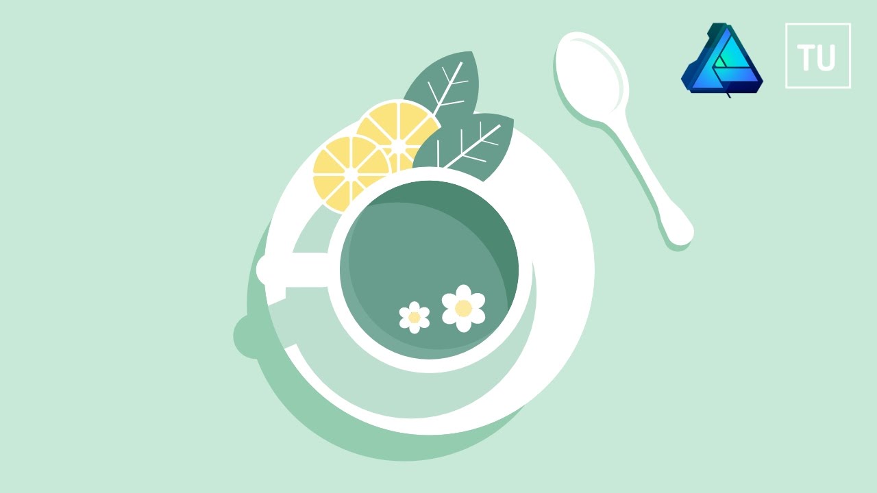 1280x720 The Mint Tea Vector Illustration