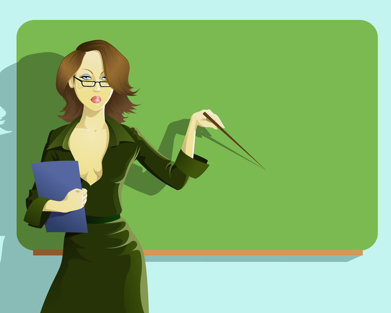 800x640 Teacher Vector