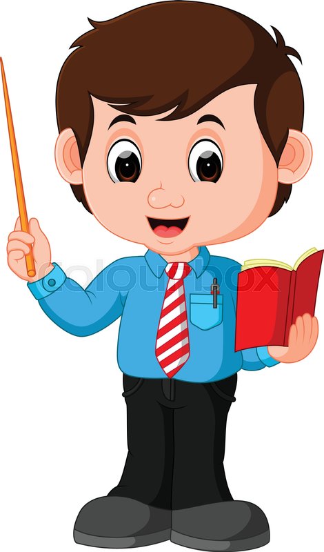 470x800 Illustration Of Cartoon Male Teacher Stock Vector Colourbox