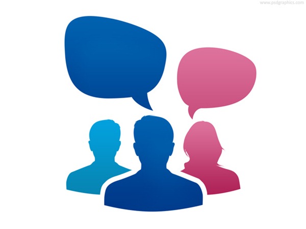 600x450 Team Conversation Icon Vector Graphics My Free Photoshop World