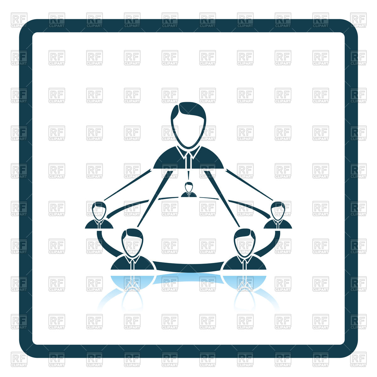 1200x1200 Business Team Icon Vector Image Vector Artwork Of Signs, Symbols