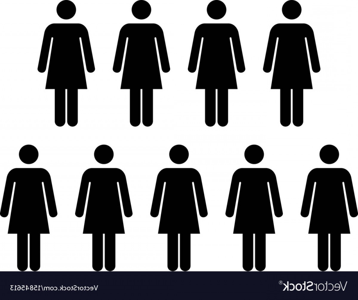 1200x1004 People Icon Group Of Women Team Vector Shopatcloth